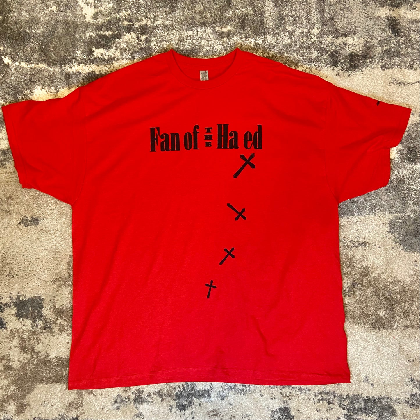 "Fan of the Hated" - Falling Cross Tee (3D)