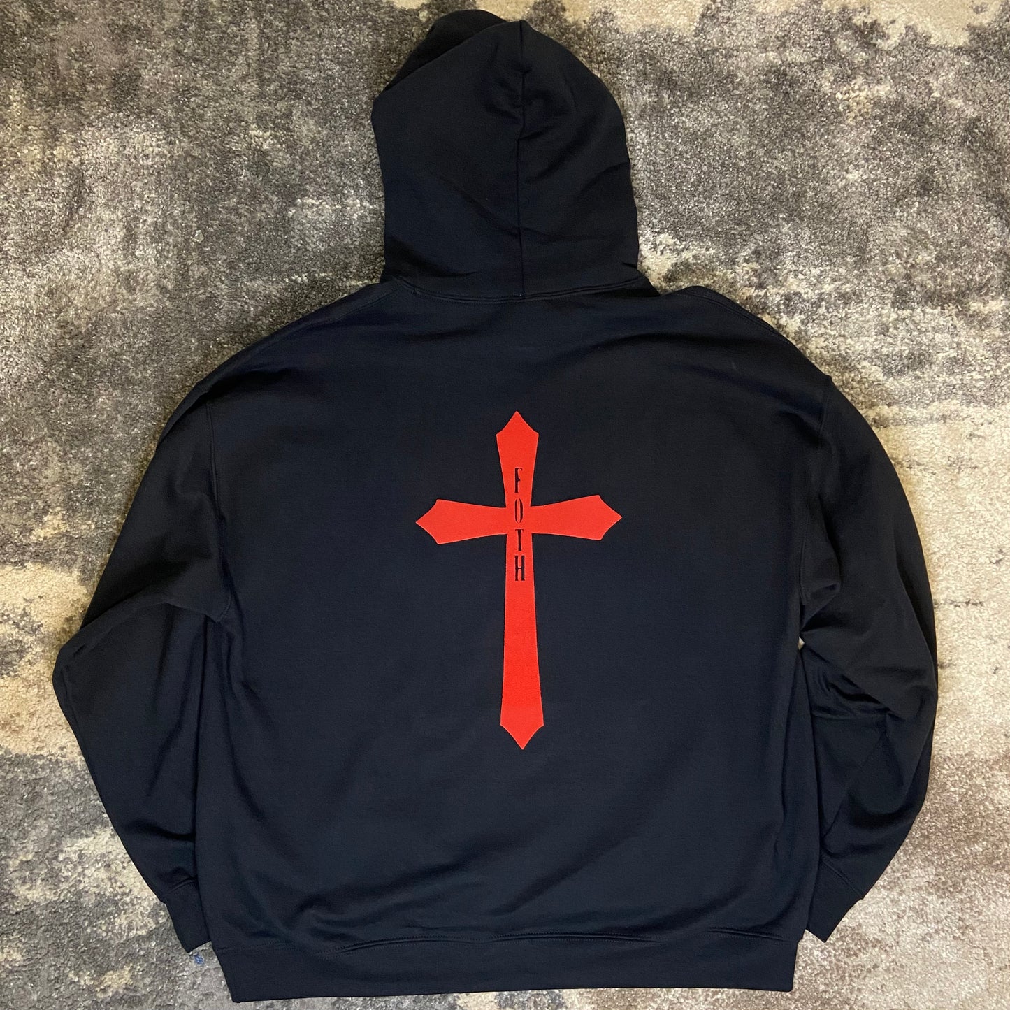 "Fan of the Hated" - Falling Cross Hoodie (3D)