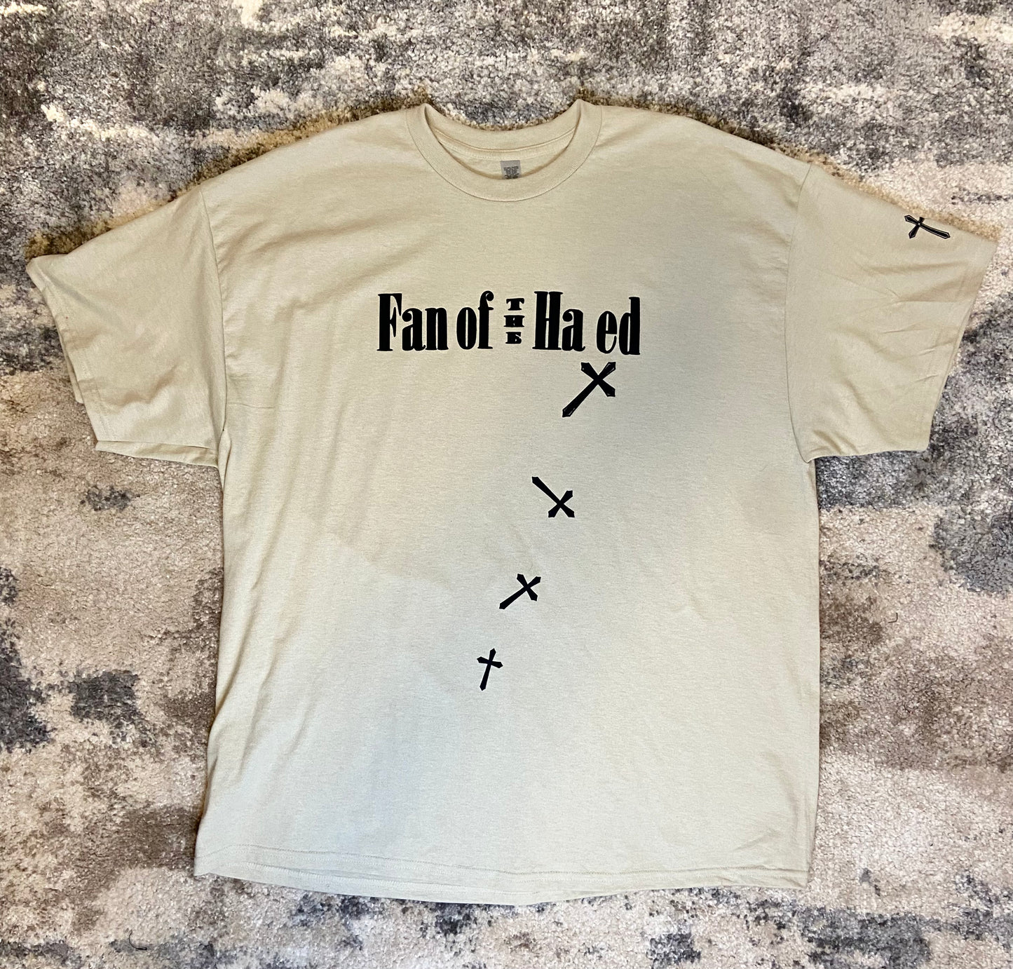 "Fan of the Hated" - Falling Cross Tee (3D)