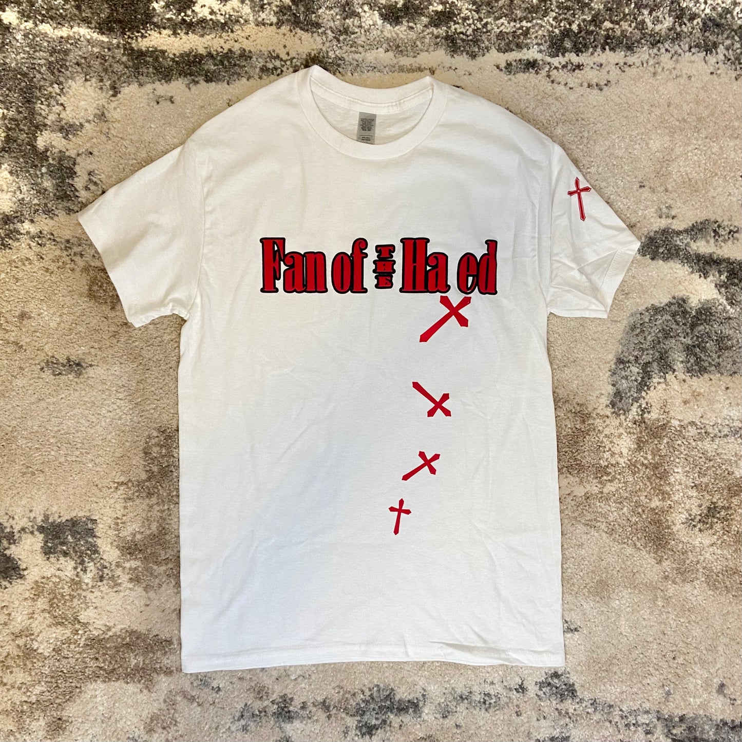 "Fan of the Hated" - Falling Cross Tee (3D)