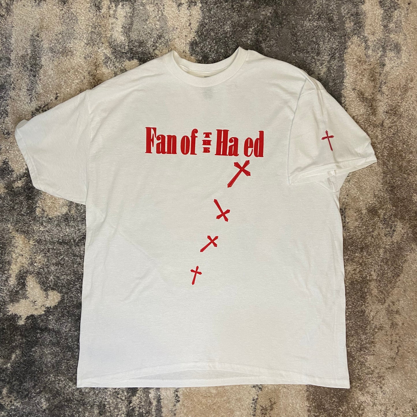 "Fan of the Hated" - Falling Cross Tee (3D)