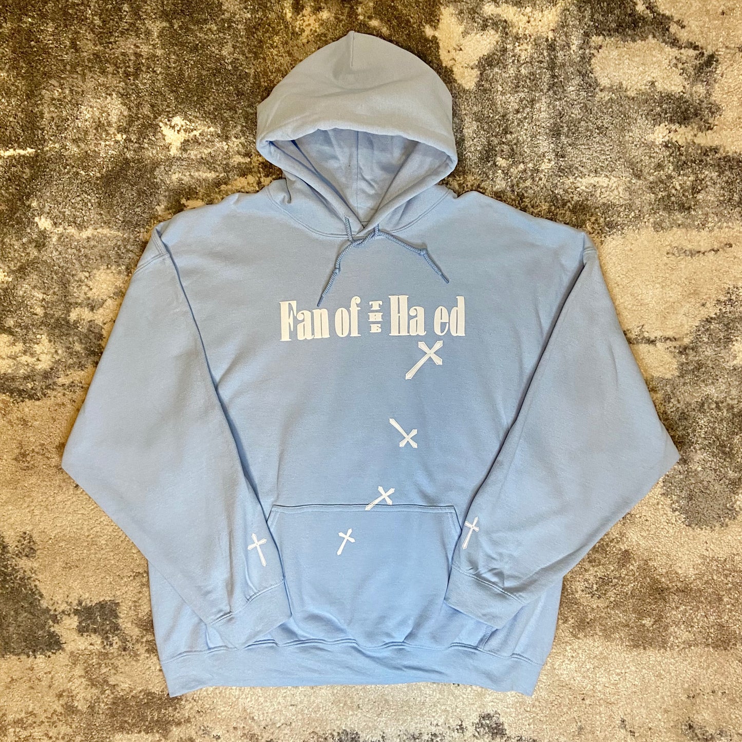 "Fan of the Hated" - Falling Cross Hoodie (3D)