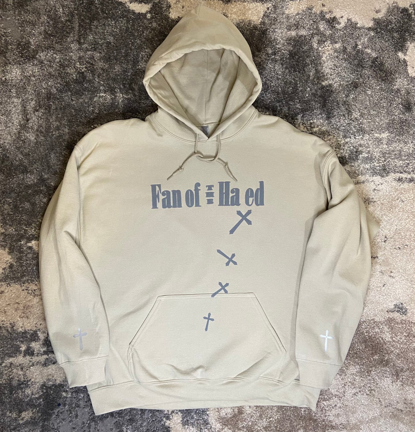 "Fan of the Hated" - Falling Cross Hoodie (3D)